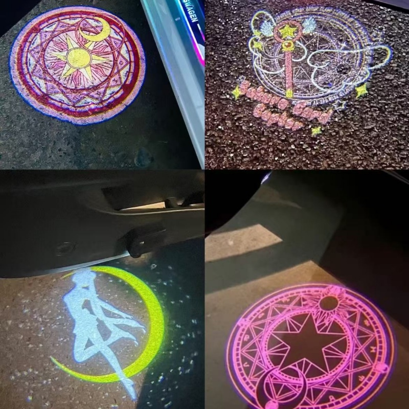 Home Cinema Lighting - Sailor Moon Anime Auto-Willkommenslicht-Projektorlampe Motorrad-Atmosphärenbeleuchtung Niedliches