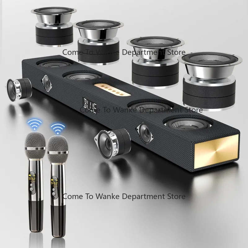 Soundbar Bluetooth Home - 2.1-Kanal Soundbar TV-Lautsprecher 600K Heimkino-Karaoke-Lautsprecherset mit