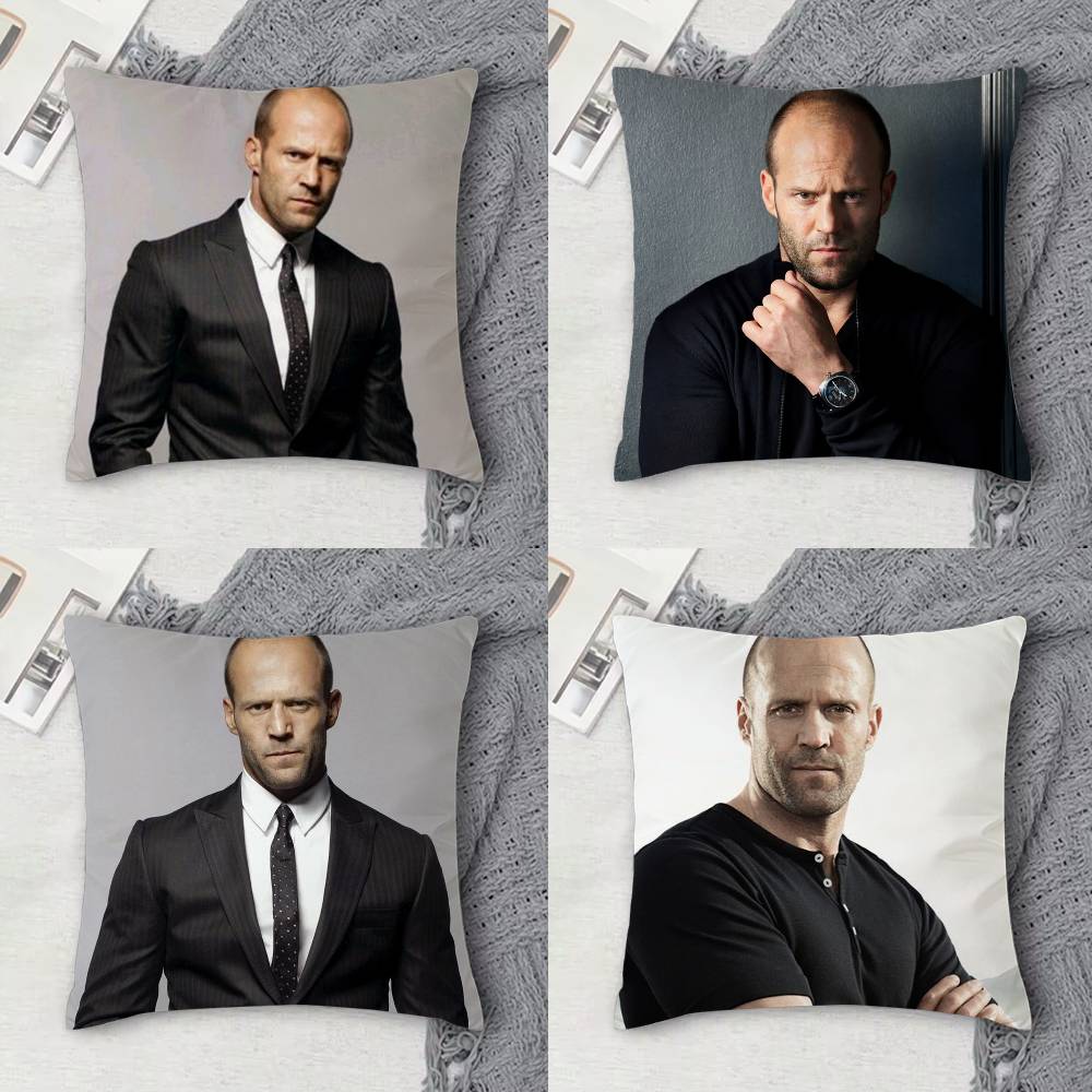 Recliner Sofa Cover - J-Jason Statham Doppelseitig bedruckter, quadratischer, dekorativer