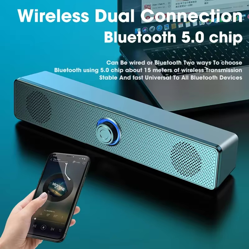 Soundbar Bluetooth Home - Bluetooth 5.0 4D Surround Soundbar Kabelgebundener