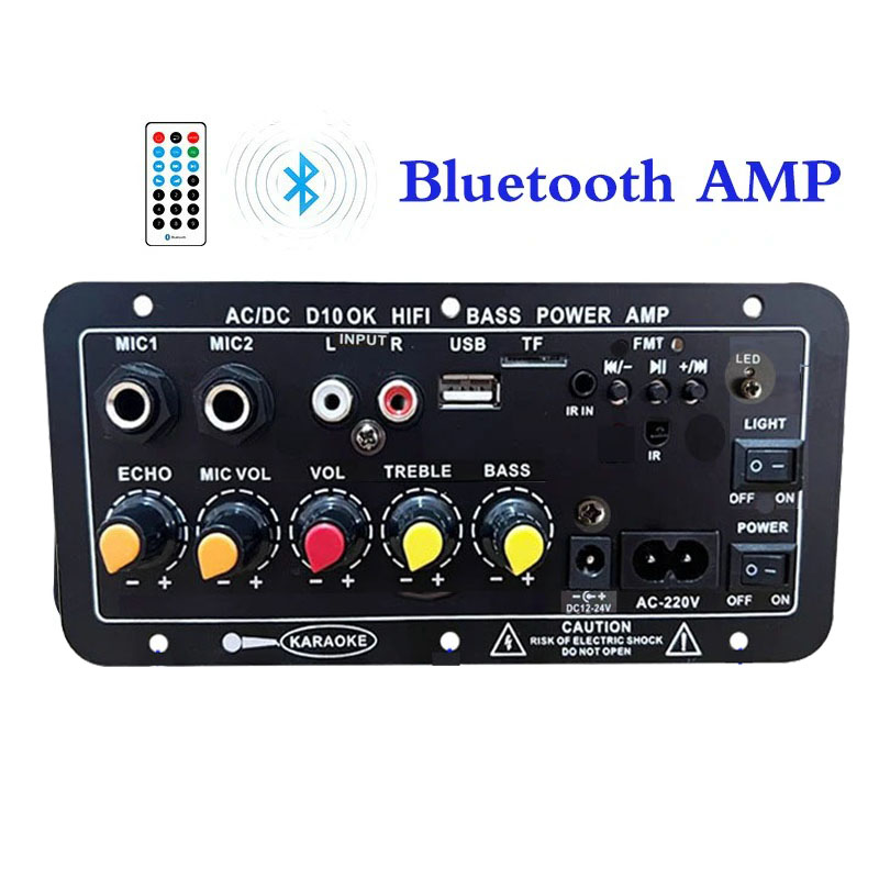 Home Cinema Receiver - Audio-Verstärkerplatine, 30–120 W, unterstützt Dual-Mikrofon, Bluetooth-Verstärker,