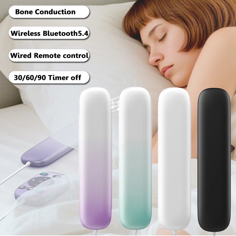 Soundbar Bluetooth Home - Fernbedienung Knochenleitungs-Bluetooth-Lautsprecher für unter das Kissen,