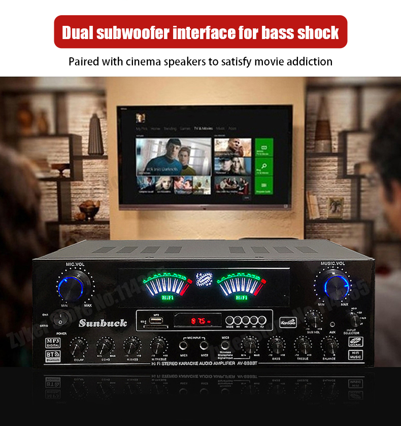 888BT 999BT Dual Dynamic Scree – Home Cinema Receiver Bewertung und Preis