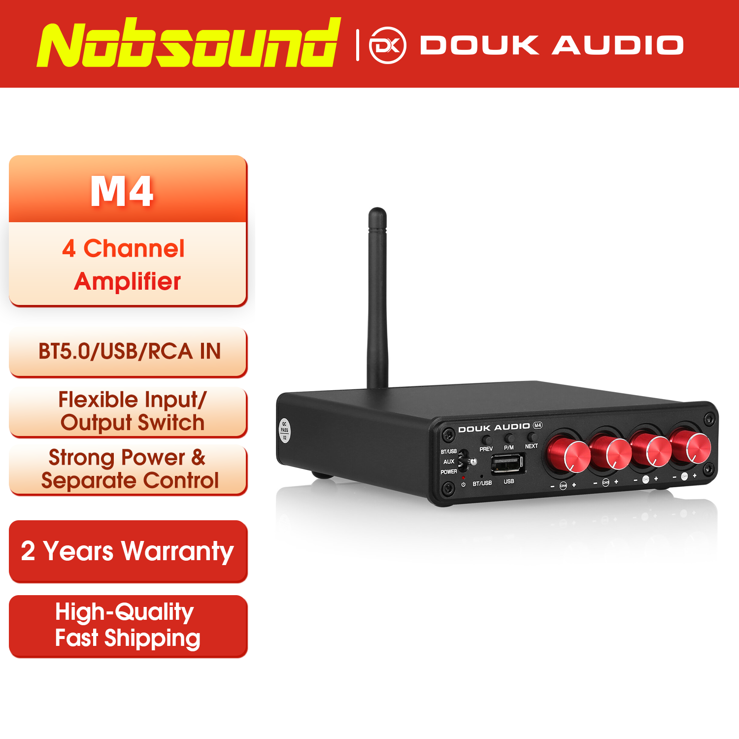 Nobsound HiFi Stereo Bluetooth – Home Cinema Receiver Bewertung und Preis