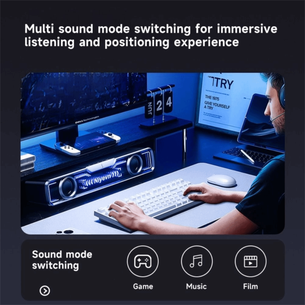 USB-betriebener Desktop-Comput – Soundbar Bluetooth Home Bewertung und Preis