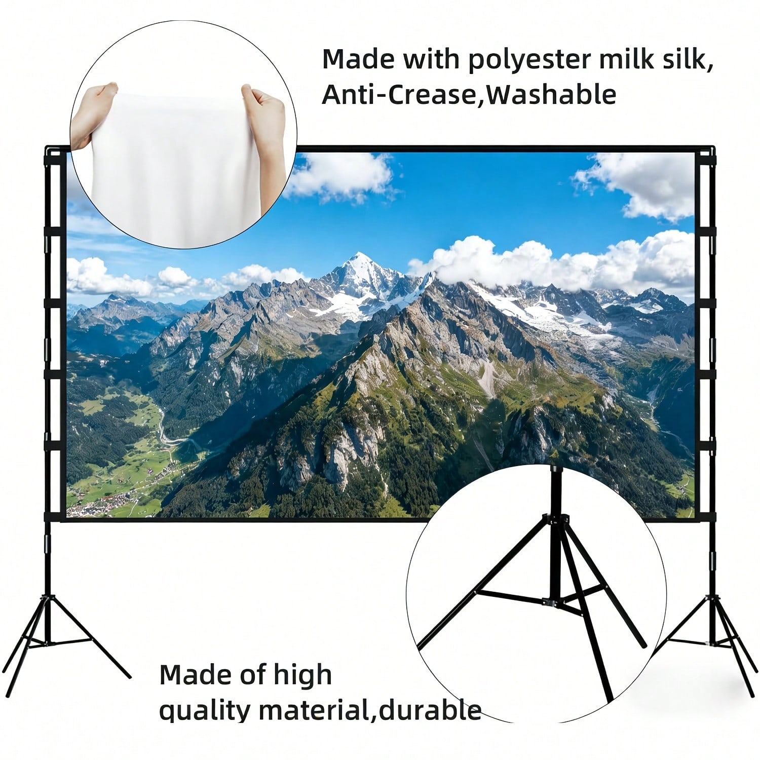 XBJ 100 Zoll 4K Ultra HD Proje – Home Cinema Screen Bewertung und Preis