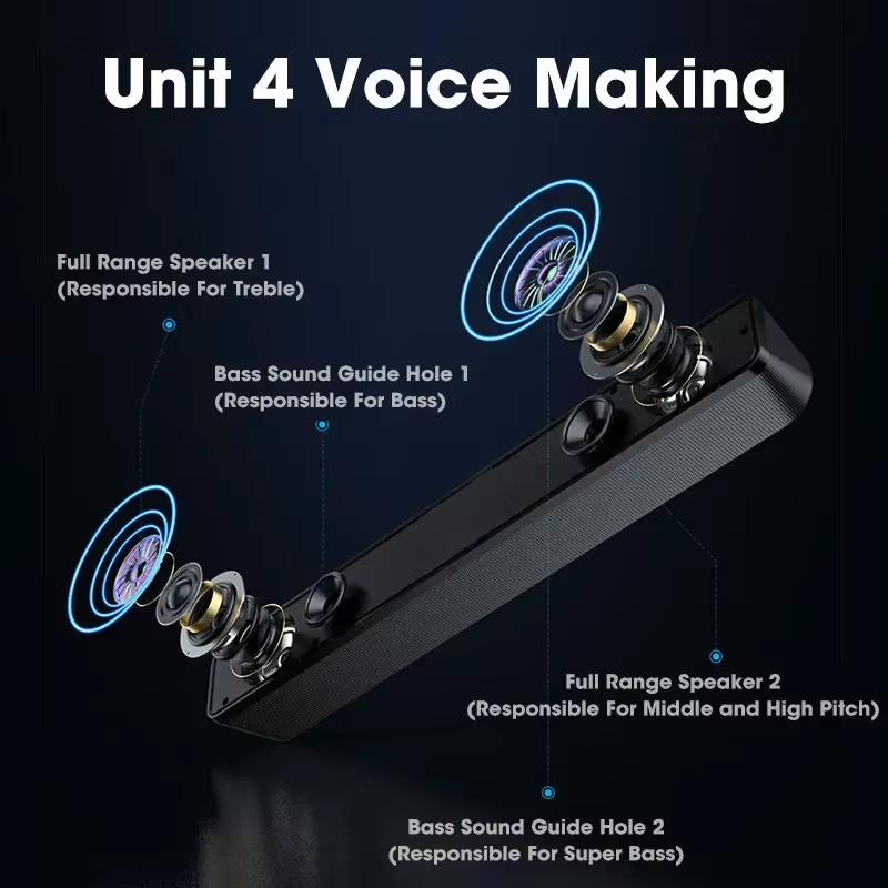 Bluetooth 5.0 4D Surround Soun – Soundbar Bluetooth Home Bewertung und Preis
