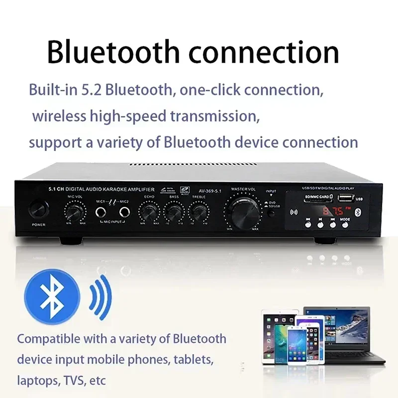 AV-369BT Bluetooth 5.1 Sound L – Home Cinema Receiver Bewertung und Preis