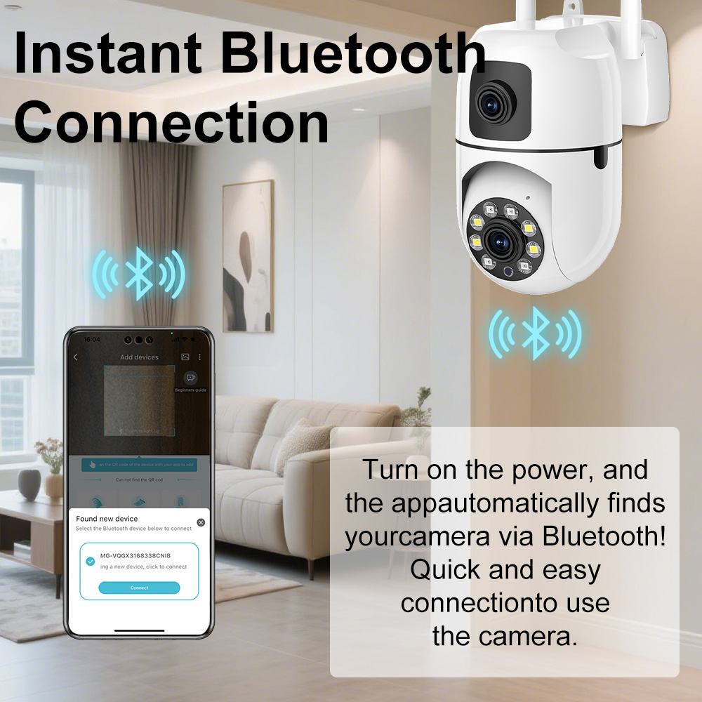 8MP HD WLAN Überwachungskamera – Home Cinema Screen Bewertung und Preis