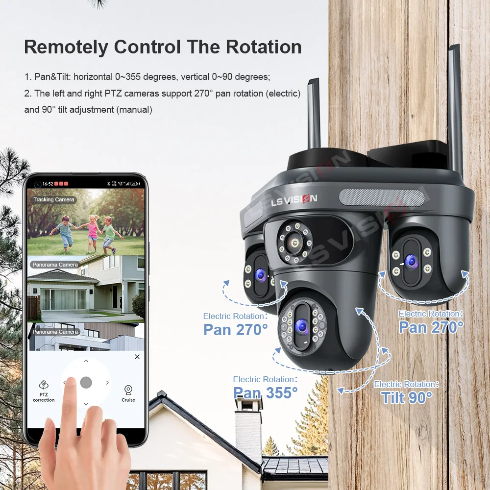 LS VISION Kamera mit drei Bild – Home Cinema Screen Bewertung und Preis