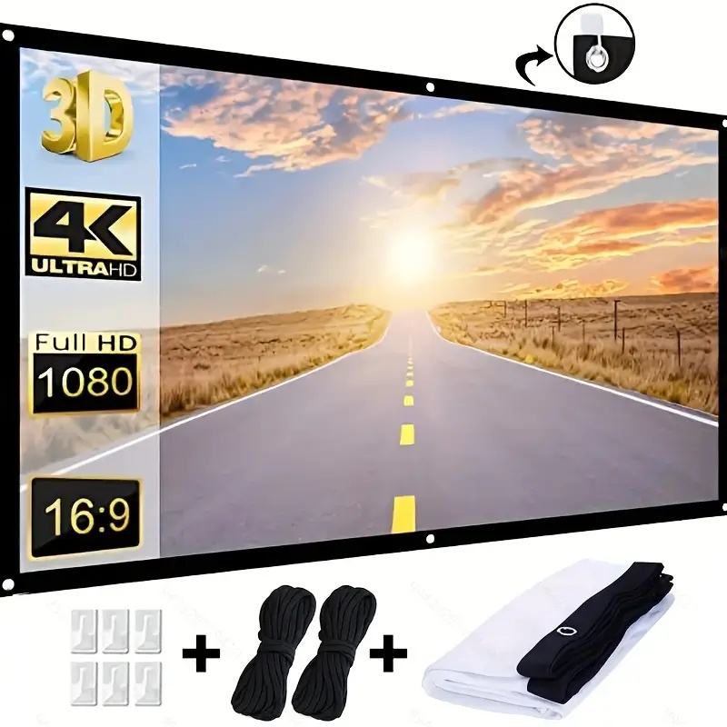 Beamer-Leinwand 16:9 für Innen – Home Cinema Screen Bewertung und Preis